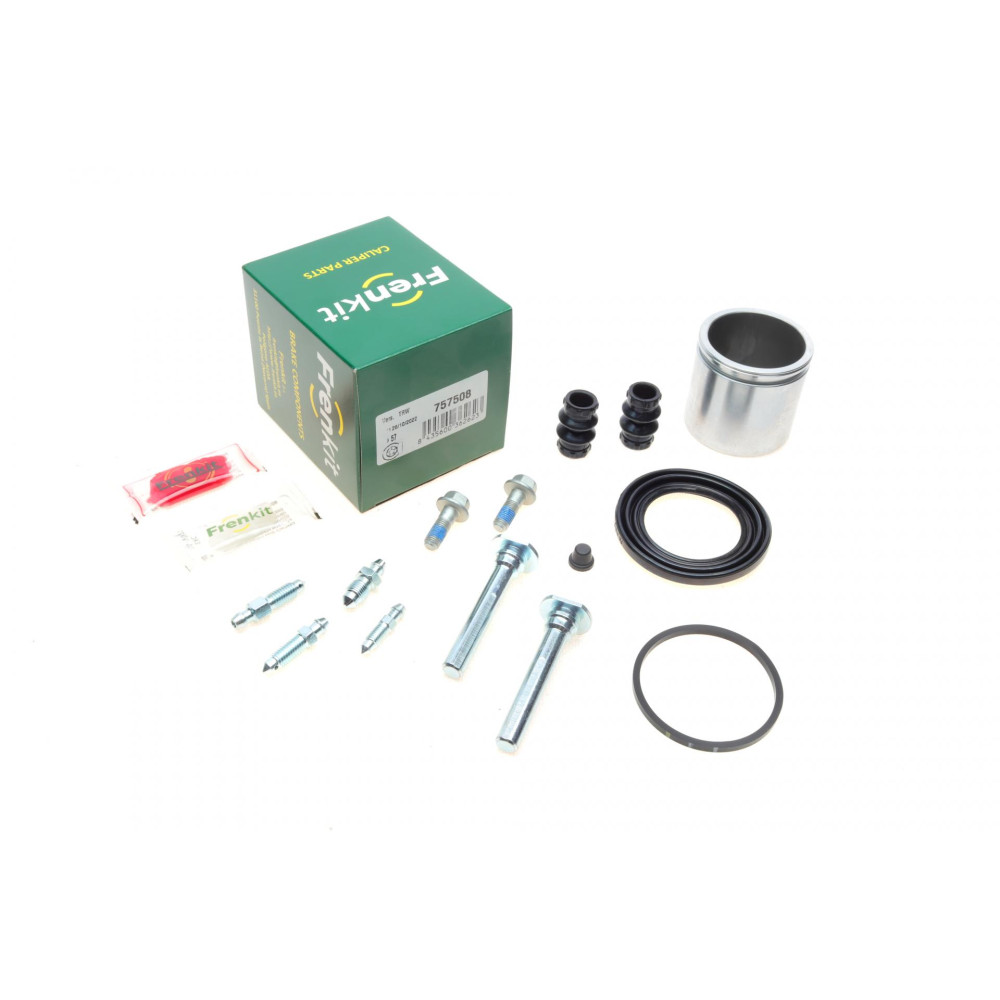 Ремкомплект суппорта переднего Mercedes C-class W203 00- d=57mm Lucas +поршень/направляющая SuperKit 757508 FRENKIT
