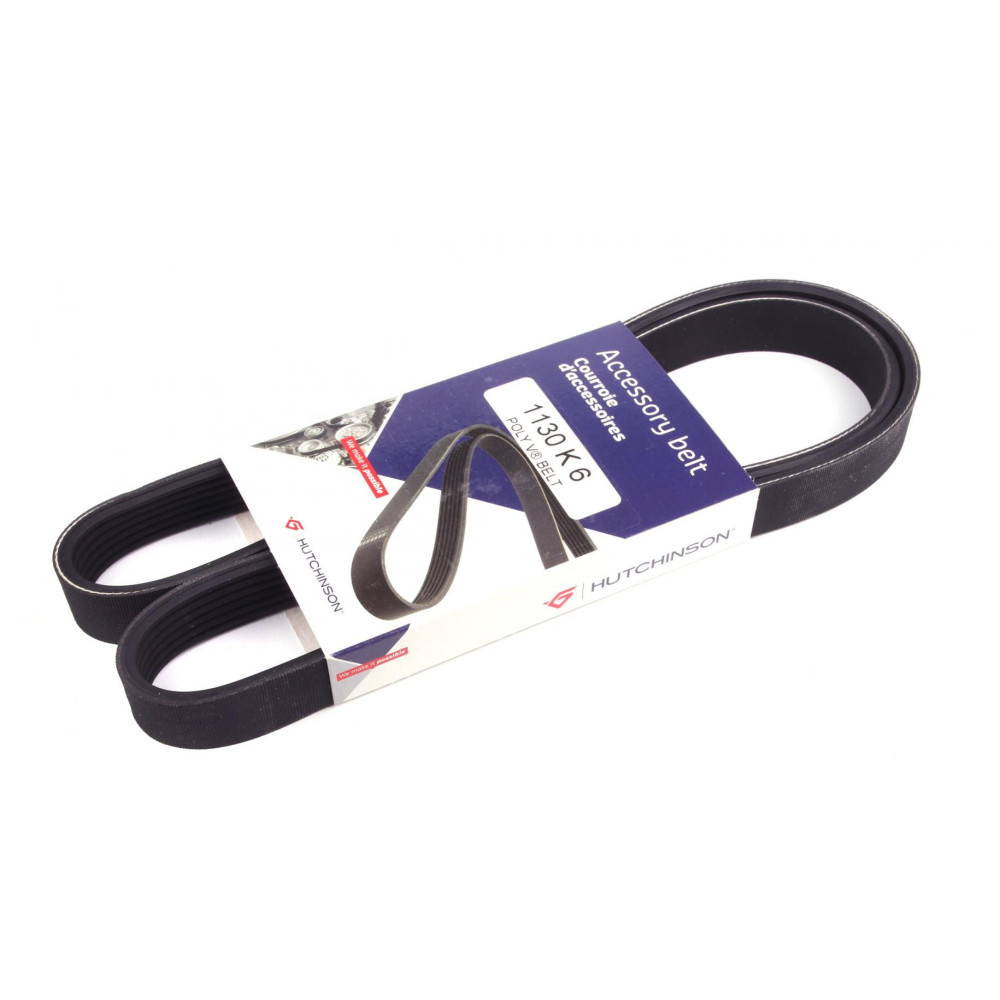 Ремень генератора Renault Master/Opel Movano/Renault Kangoo 1.9dCi/dTi 00- 6PK1130 1130 K 6 HUTCHINSON