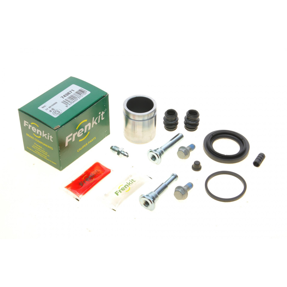 Ремкомплект суппорта заднего Hyundai Terracan 01-06 d=43mm Mando +поршень/направляющая SuperKit 743871 FRENKIT