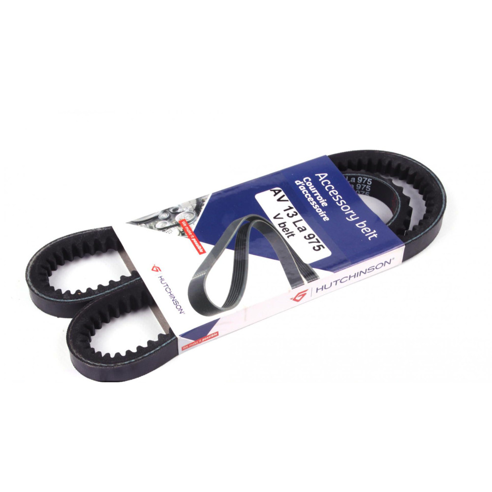 Ремінь генератора Ford Transit 2.5D 97-00/Etalon 13x975 AV 13 La 975 HUTCHINSON