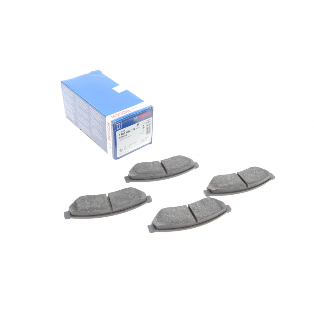 Колодки гальмівні задні Daewoo Evanda/Chevrolet Epica 02- - 0 986 494 172 BOSCH