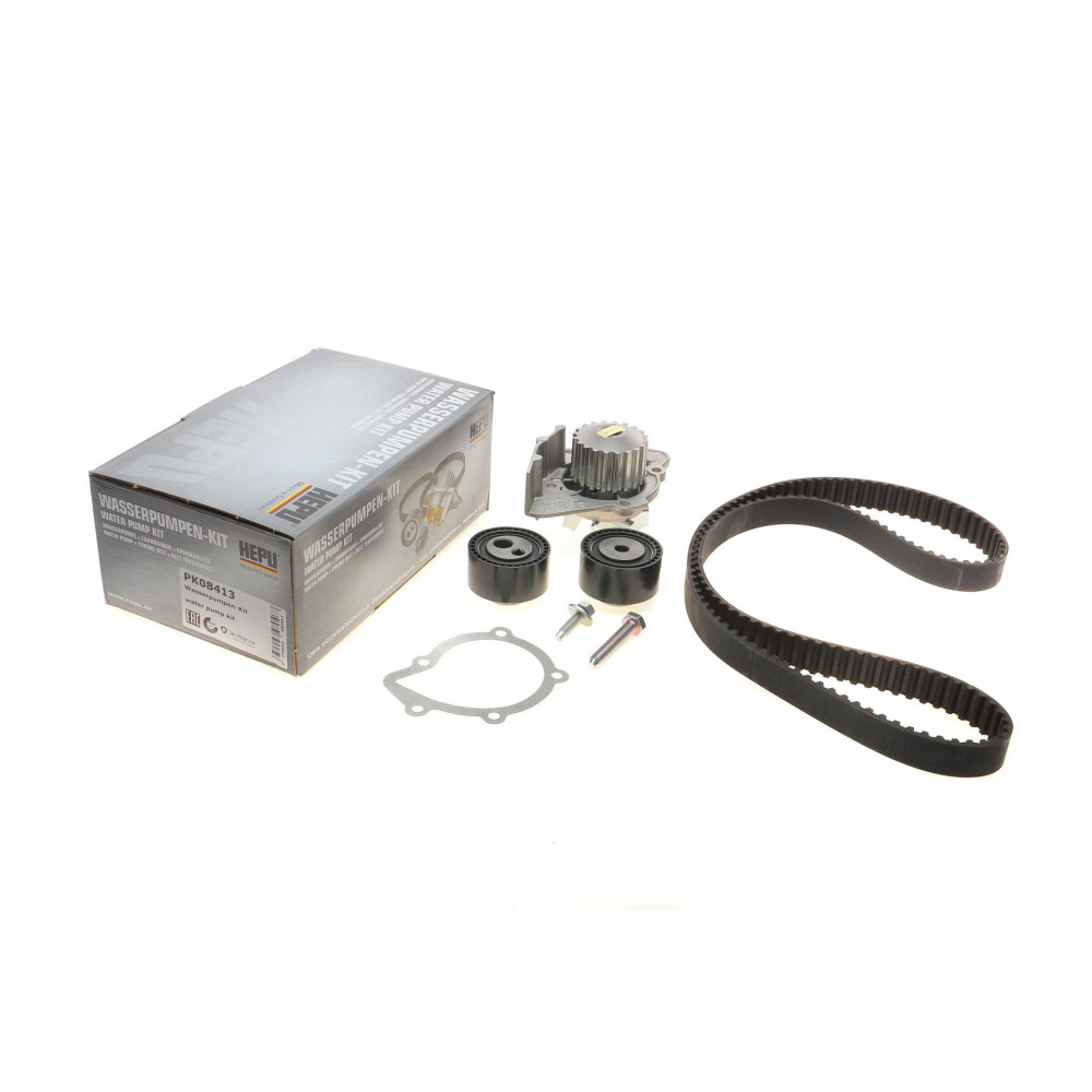Комплект ГРМ + помпа Citroen Jumpy/Peugeot Expert 2.0HDI 00-06 144x25.4 PK08413 HEPU