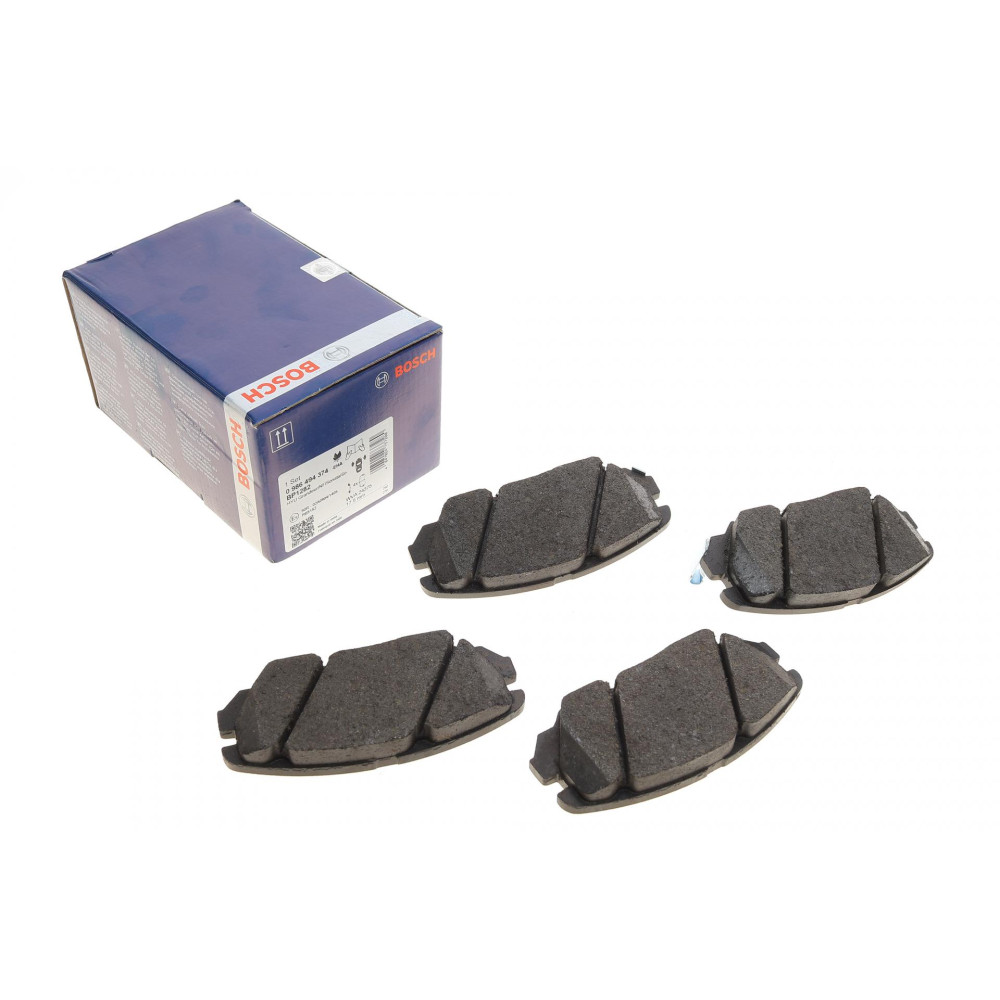 Колодки гальмівні передні Hyundai Tucson 04-/Sonata 05-10/Grandeur 05-/Kia Opirus 06- - 0 986 494 374 BOSCH