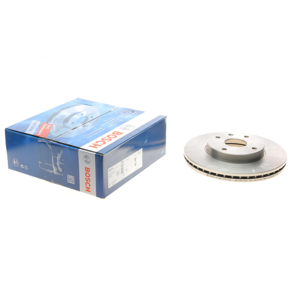 Диск тормозной передний Chevrolet Epica 05- 278x24 - 0 986 479 649 BOSCH