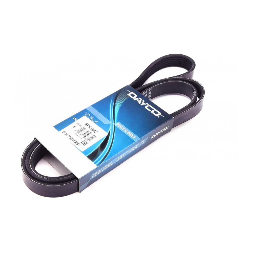 Ремень генератора Mazda 2 1.3/1.5 07-/Toyota Corolla 1.4/1.6 00-02 6PK1842 DAYCO