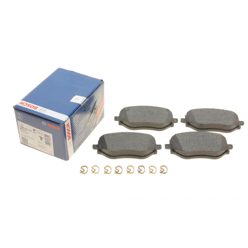 Колодки гальмівні передні Renault Clio V 1.0-1.3 19- - 0 986 460 063 BOSCH