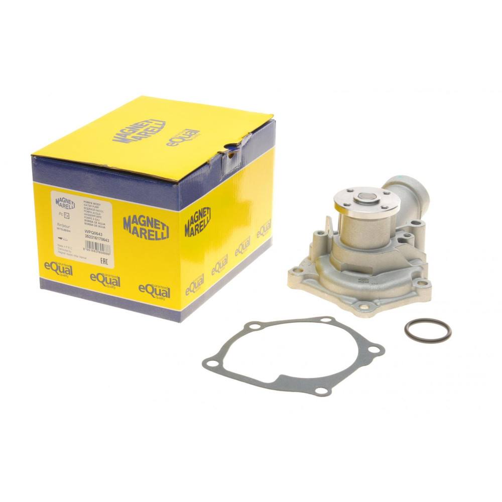 Насос воды Mitsubishi Lancer VII/Outlander I 2.4/2.4 4WD 03-07/Galant VII 2.4 03- WPQ0643 352316170643 MAGNETI MARELLI
