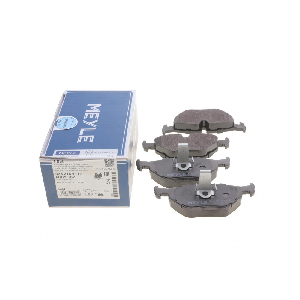 Колодки гальмівні задні BMW 5 E39 95- - 025 216 9117 MEYLE