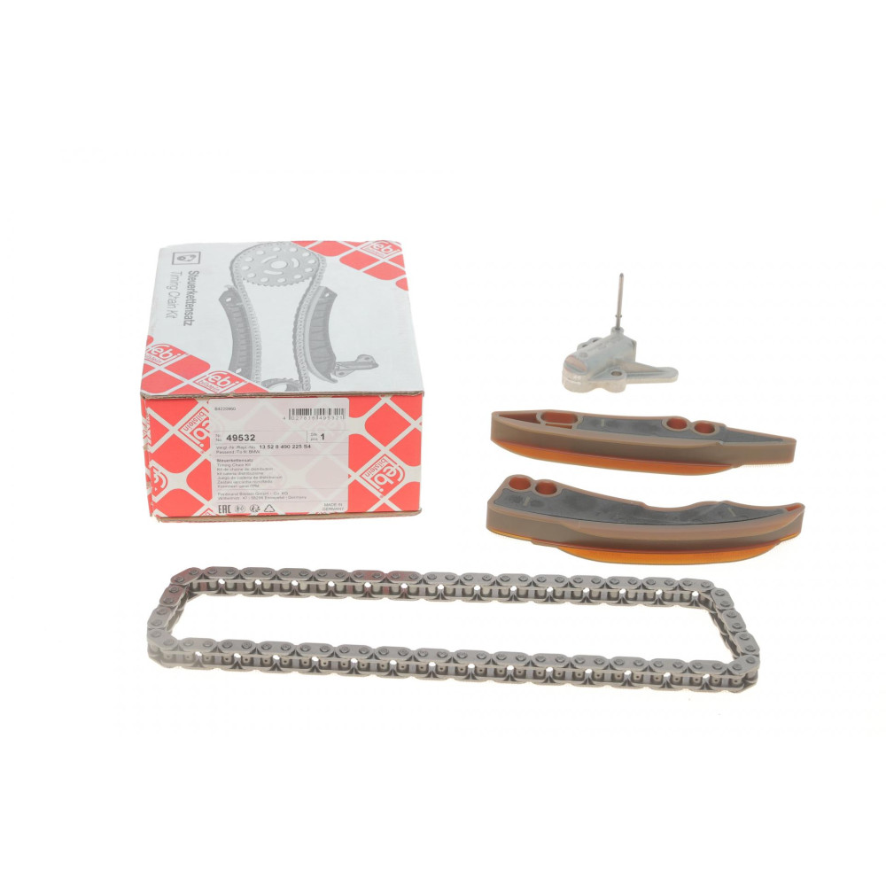 Комплект цепи ГРМ BMW 3 E90/E91/E92/E93/F30/F80/F31 N57 D30 C 05- 72 звеньев симплекс - 49532 FEBI BILSTEIN