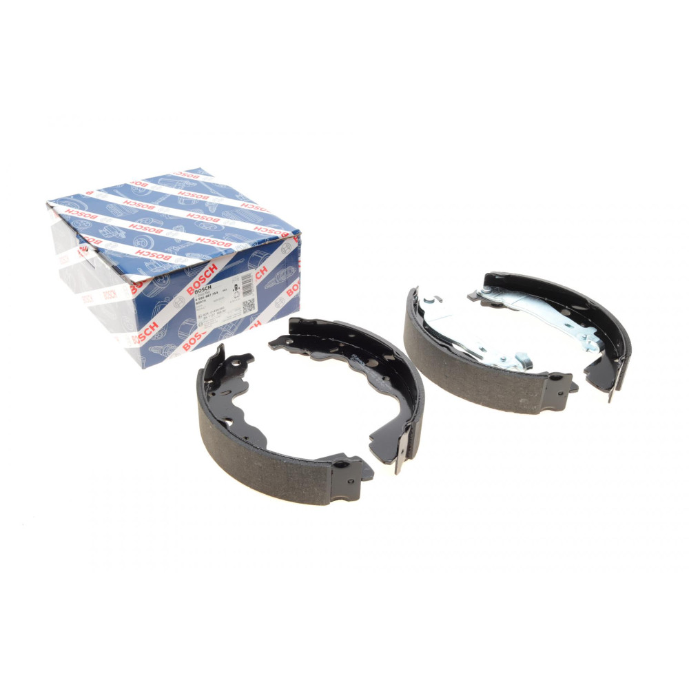 Колодки гальмівні задні Renault Kangoo 08- барабанні 228.6x42 - 0 986 487 754 BOSCH