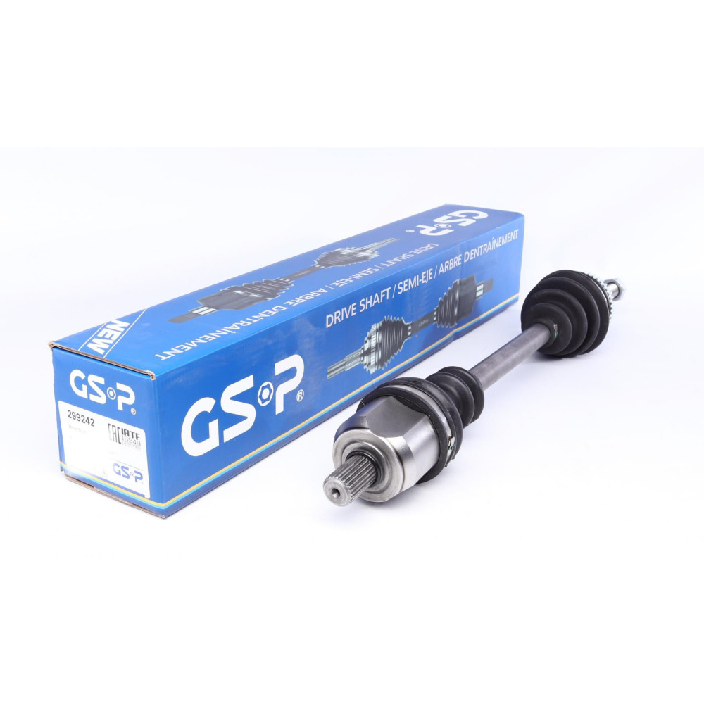 Піввісь Renault Kangoo 1.2-1.6 16V 98- L 21x26x621x44T +ABS 299242 GSP