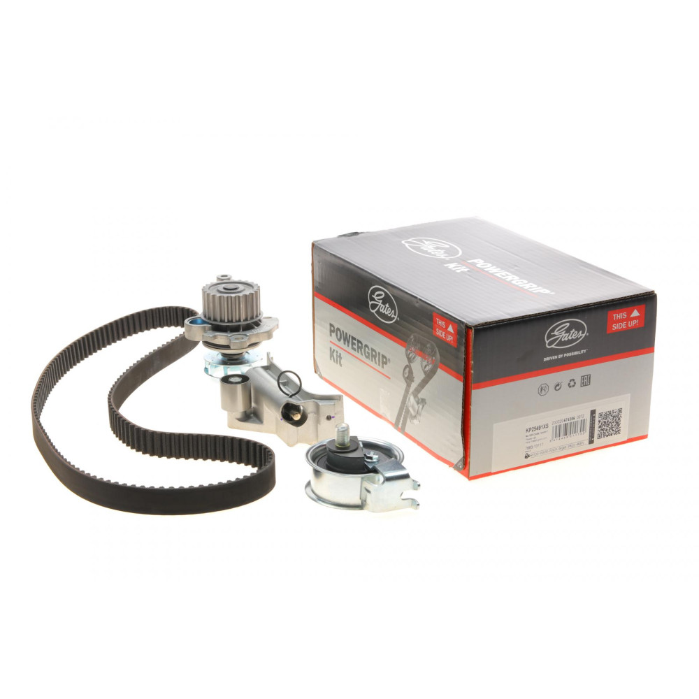 Комплект ГРМ + насос Audi A3/A4/A6/Seat Leon/Skoda Ocravia/VW Golf IV 1.8 95-10 23x150z KP25491XS GATES