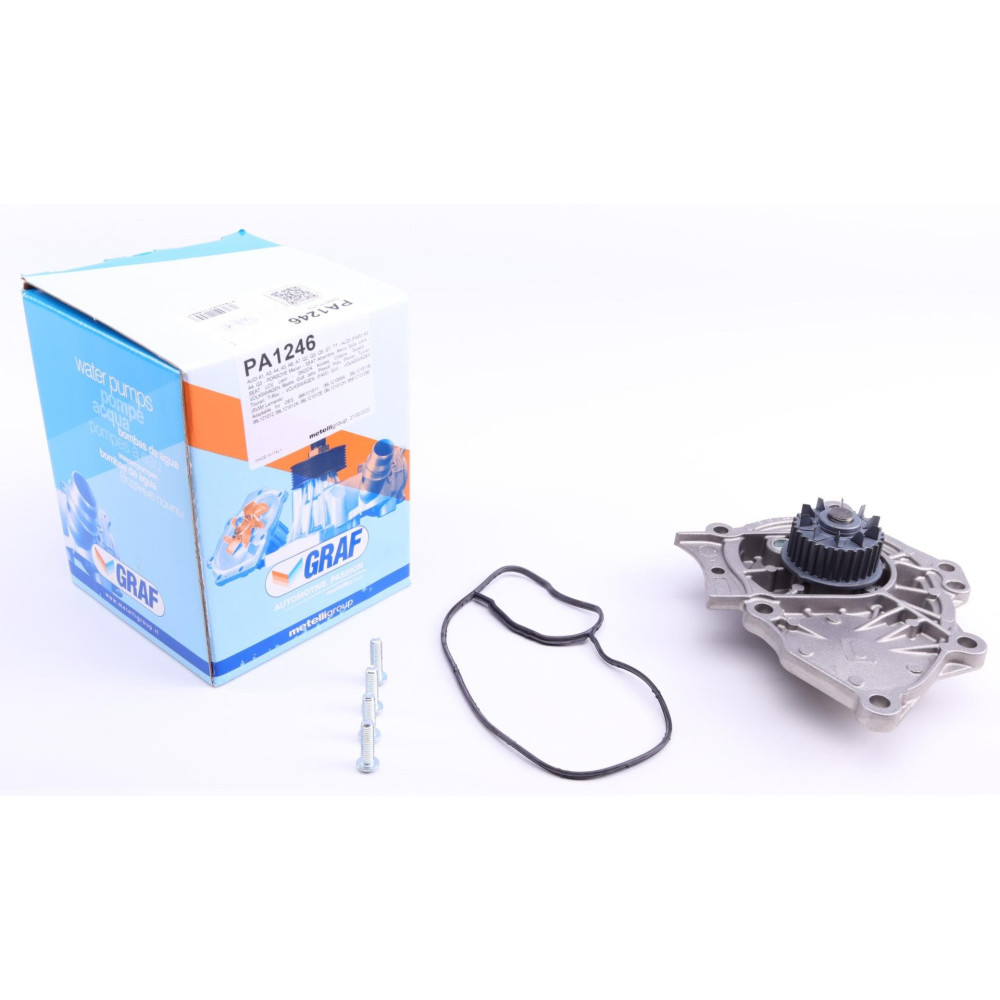 Насос воды Audi A3-A7/VW Golf VII/Passat VIII/Skoda Octavia IV 1.8-2.0TSI/TFSI 12-29zB/B5 лоп PA1246 GRAF