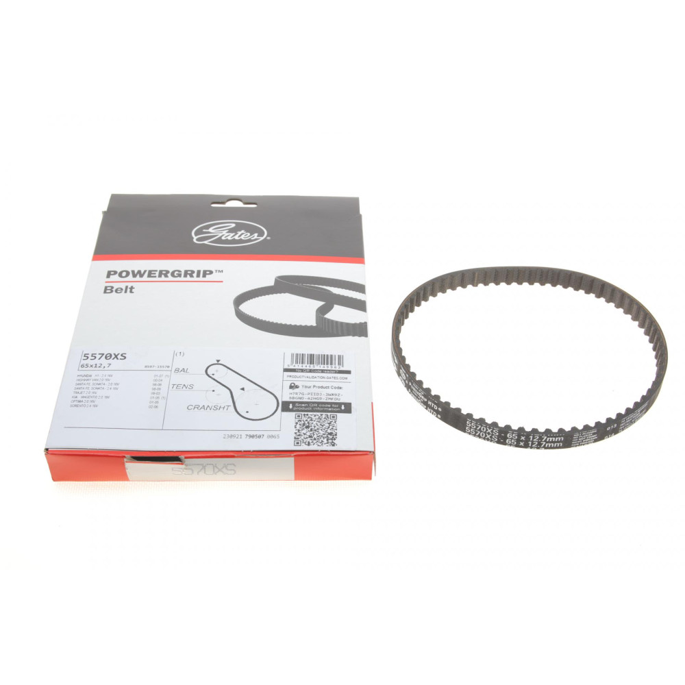 Ремінь ГРМ Kia Sorento/Hyundai Santa Fe 2.0i/2.4i 98- 5570XS GATES