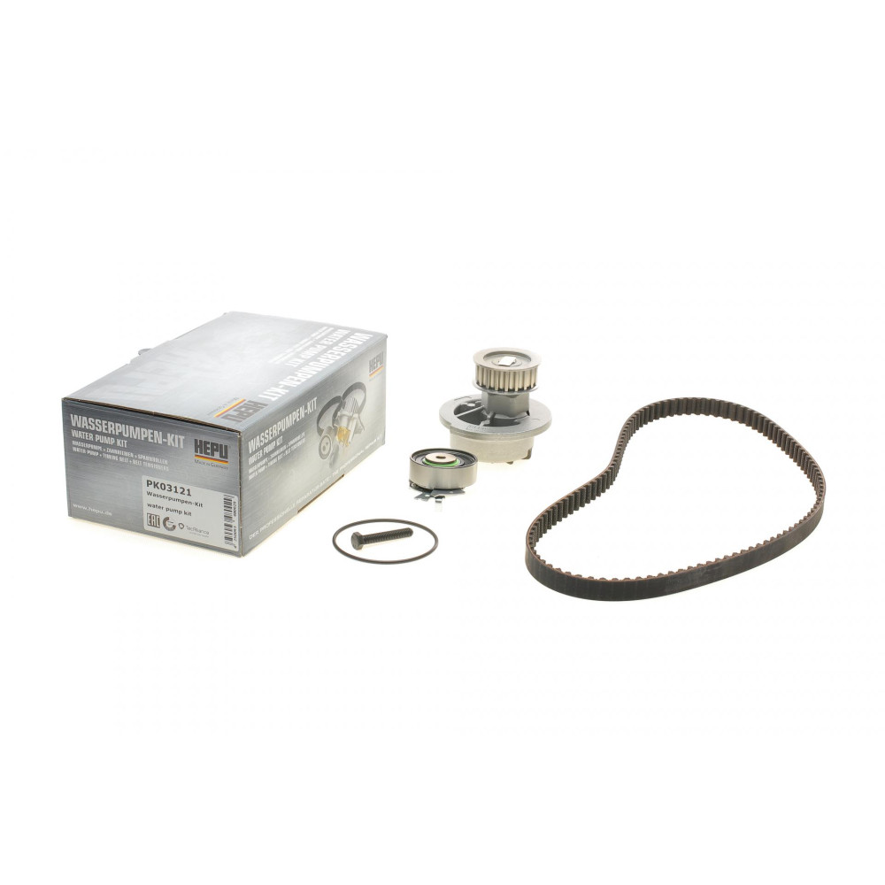 Комплект ГРМ + насос Opel Combo/Astra F/Astra G 1.2/1.4/1.6 85-05 111x17насос P312 PK03121 HEPU