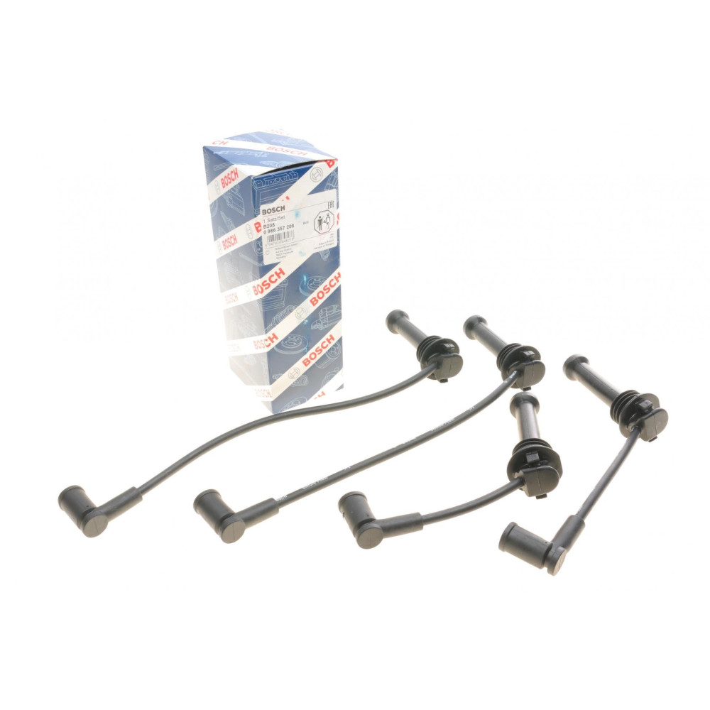 Провода запалювання Ford Fiesta/Focus/Mondeo 1.6 Ti 03- к-кт високовольтні - 0 986 357 208 BOSCH