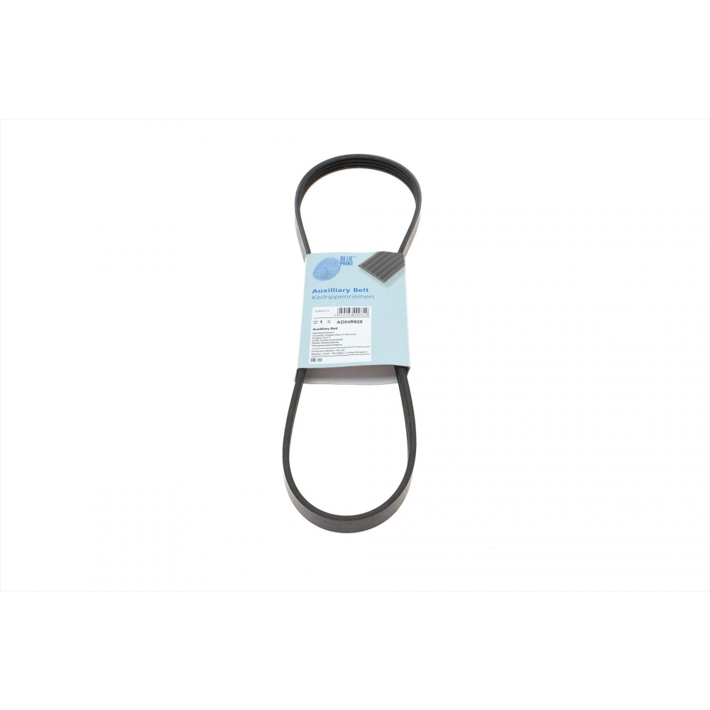 Ремень генератора Mazda 626 1.8/2.0i 91-97/ Suzuki Swift/ Vitara 1.0-1.9 89-05 AD04R925 BLUE PRINT