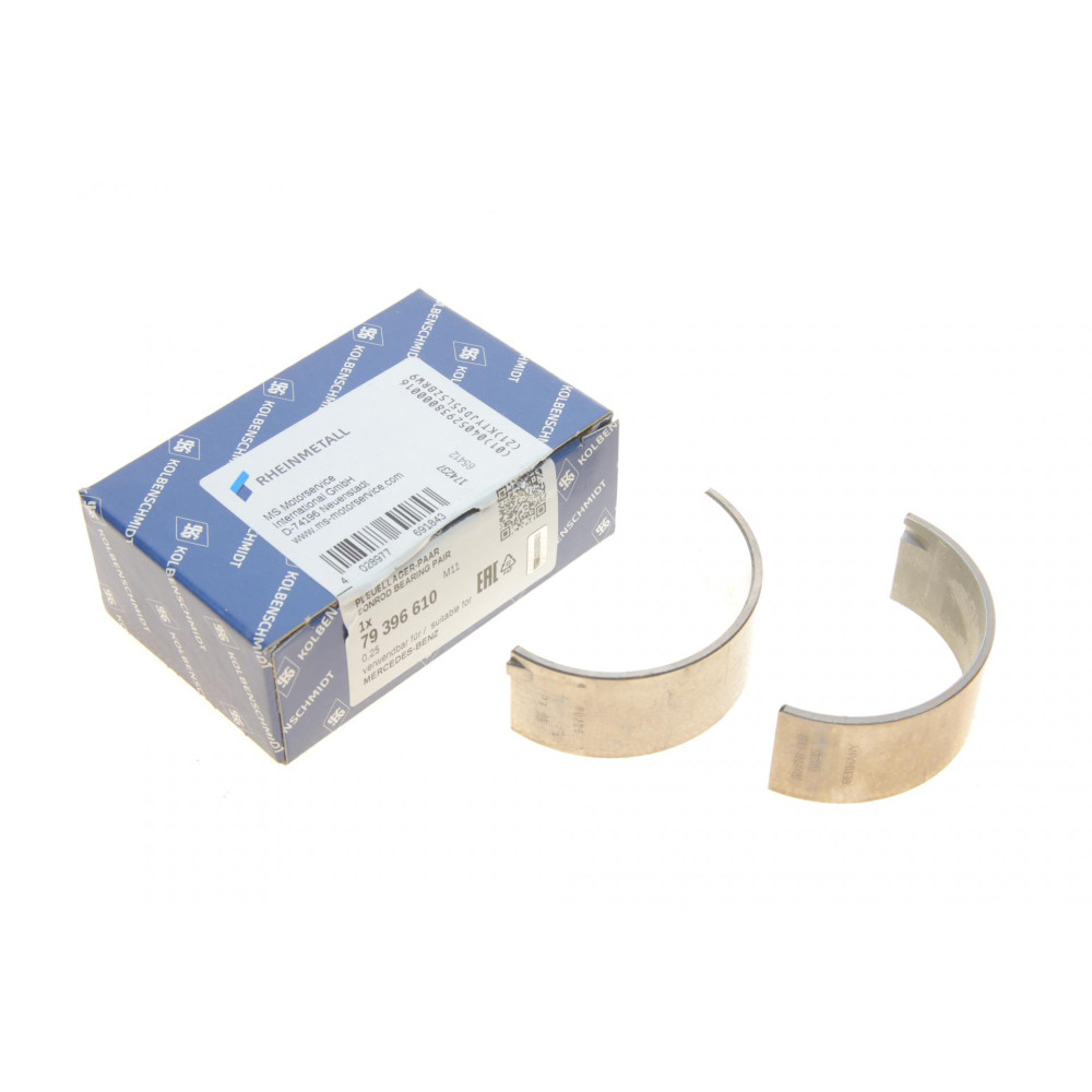 Вкладыши шатунные Mercedes Sprinter 901-906/Vito W638/639 2.2CDI +0.25 пара 79396610 KOLBENSCHMIDT