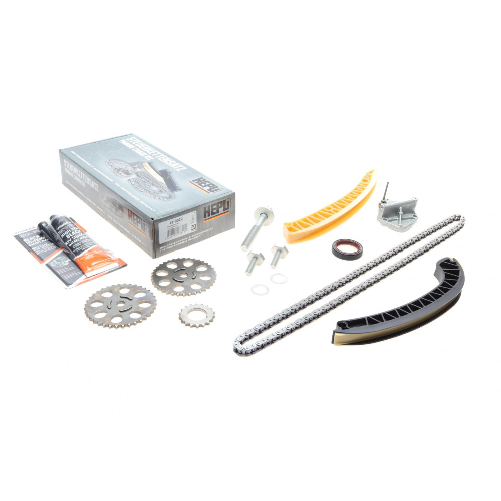 Комплект цепи ГРМ Skoda Fabia/Roomster 1.2i 03-15 21-0022 HEPU
