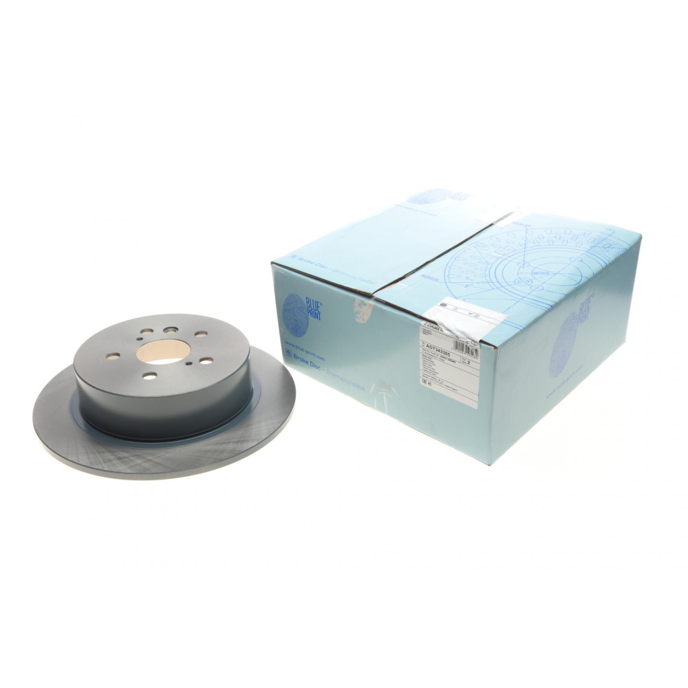 Диск тормозной задний Toyota Highlander 00-309x10 ADT343305 BLUE PRINT