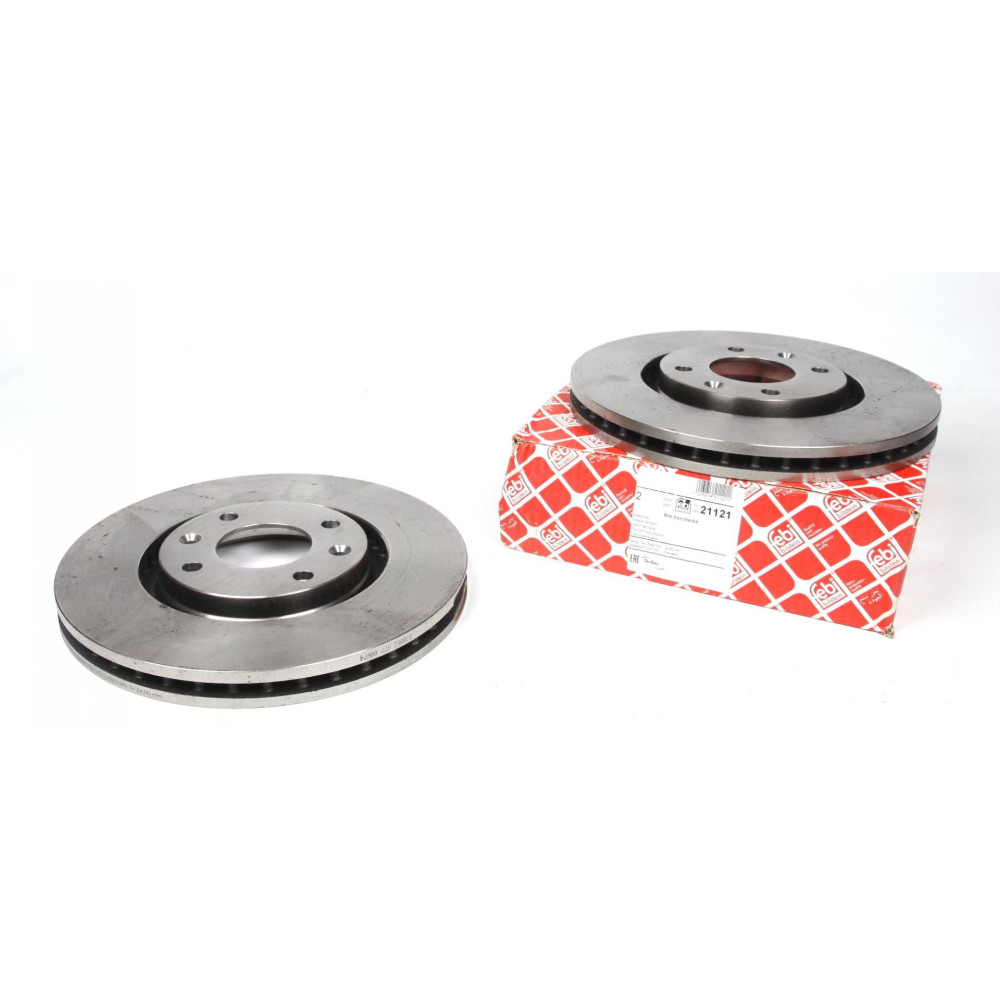 Диск тормозной передний Citroen Berlingo 08- 283x26 - 21121 FEBI BILSTEIN