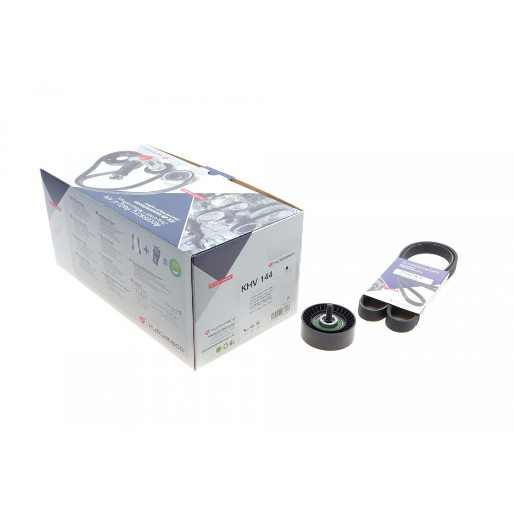 Комплект ремня генератора Peugeot Boxer/Citroen Jumper 2.8D/HDi 99- 5PK1100 KHV 144 HUTCHINSON