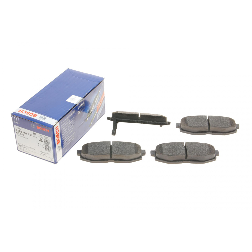 Колодки тормозные задние Subaru Forester 13- - 0 986 495 135 BOSCH