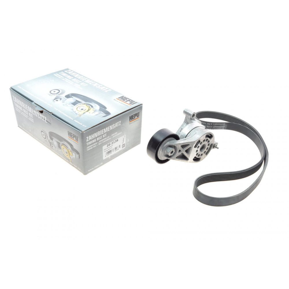 Комплект ремня генератора Audi A4/VW Golf V/VI/Passat 2.0 TFSI 04-12 6PK 1053 20-2138 HEPU