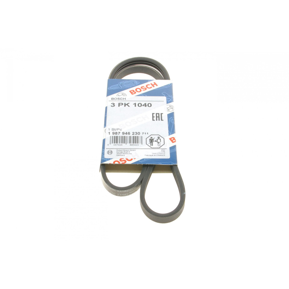 Ремень генератора Renault Kangoo 1.4i 97- 3PK1040 - 1 987 946 230 BOSCH