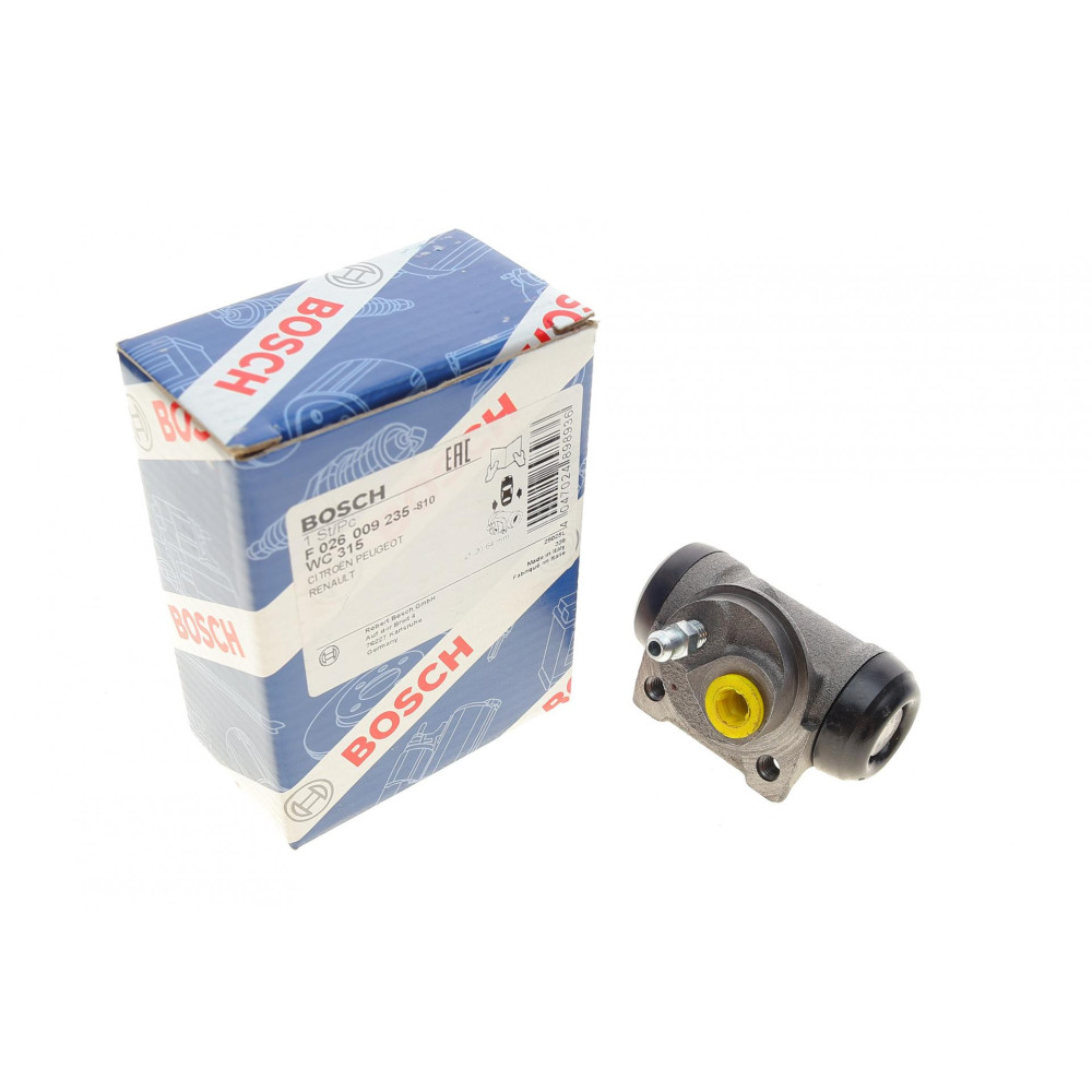 Цилиндр тормозной задний Peugeot 206 00- R d=20.64mm - F 026 009 235 BOSCH Цилиндр тормозной задний Peugeot 206 00- R d=20.64mm - F 026 009 235 BOSCH