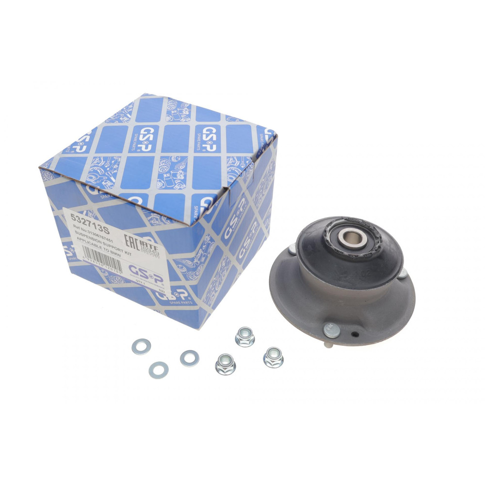 Подушка амортизатора переднього BMW 3 E46/90 97-11/5 E60 96-10 d=14mm 532713S GSP