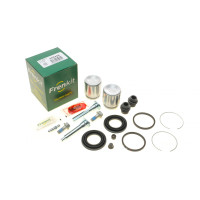 Ремкомплект супорта переднього Subaru Legacy 96-99 d=43mm +2 поршня/направляюча Akebono 743225 FRENKIT