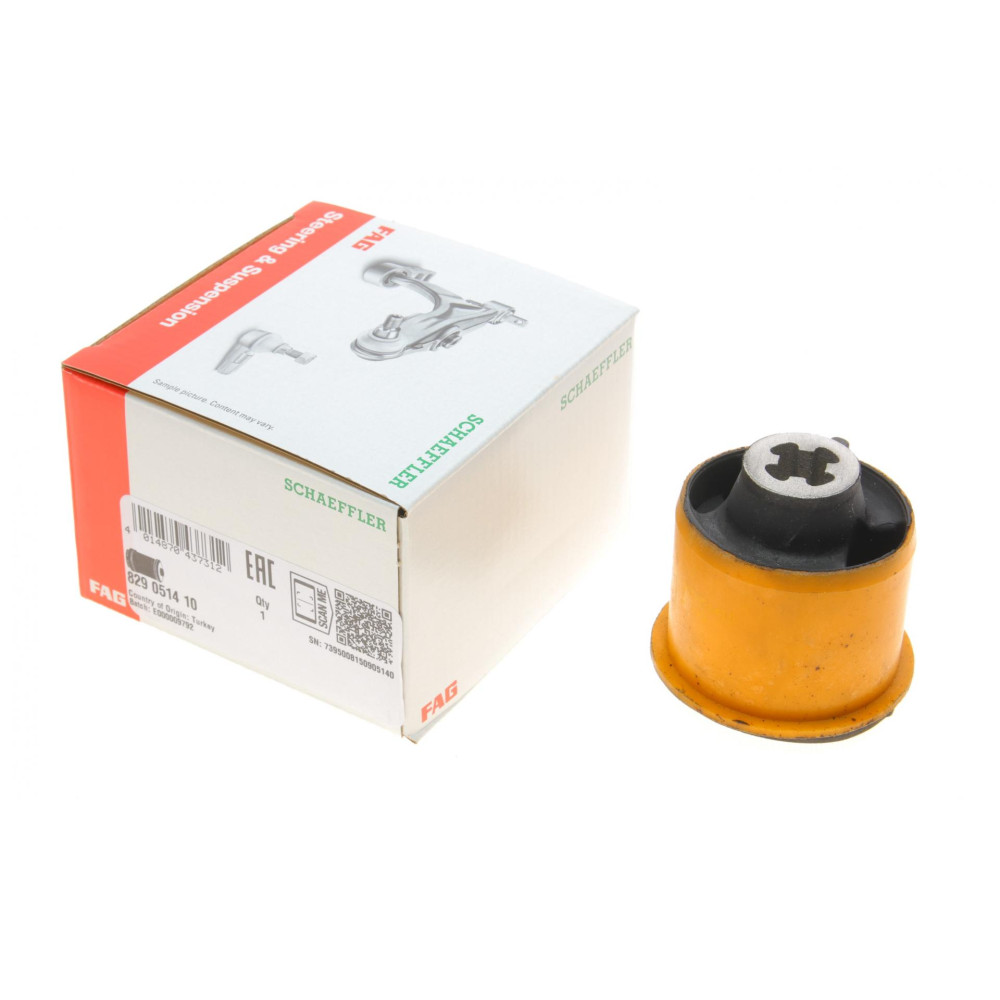Сайлентблок балки задней Citroen C3/Peugeot 1007 02- 829 0514 10 FAG