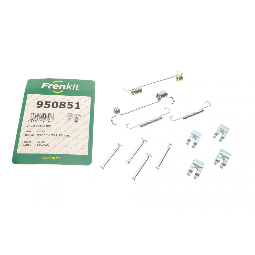 Комплект пружинок колодок ручника Citroen Jumper/Fiat Ducato/Peugeot Boxer 94- 172x42 Lucas 950851 FRENKIT