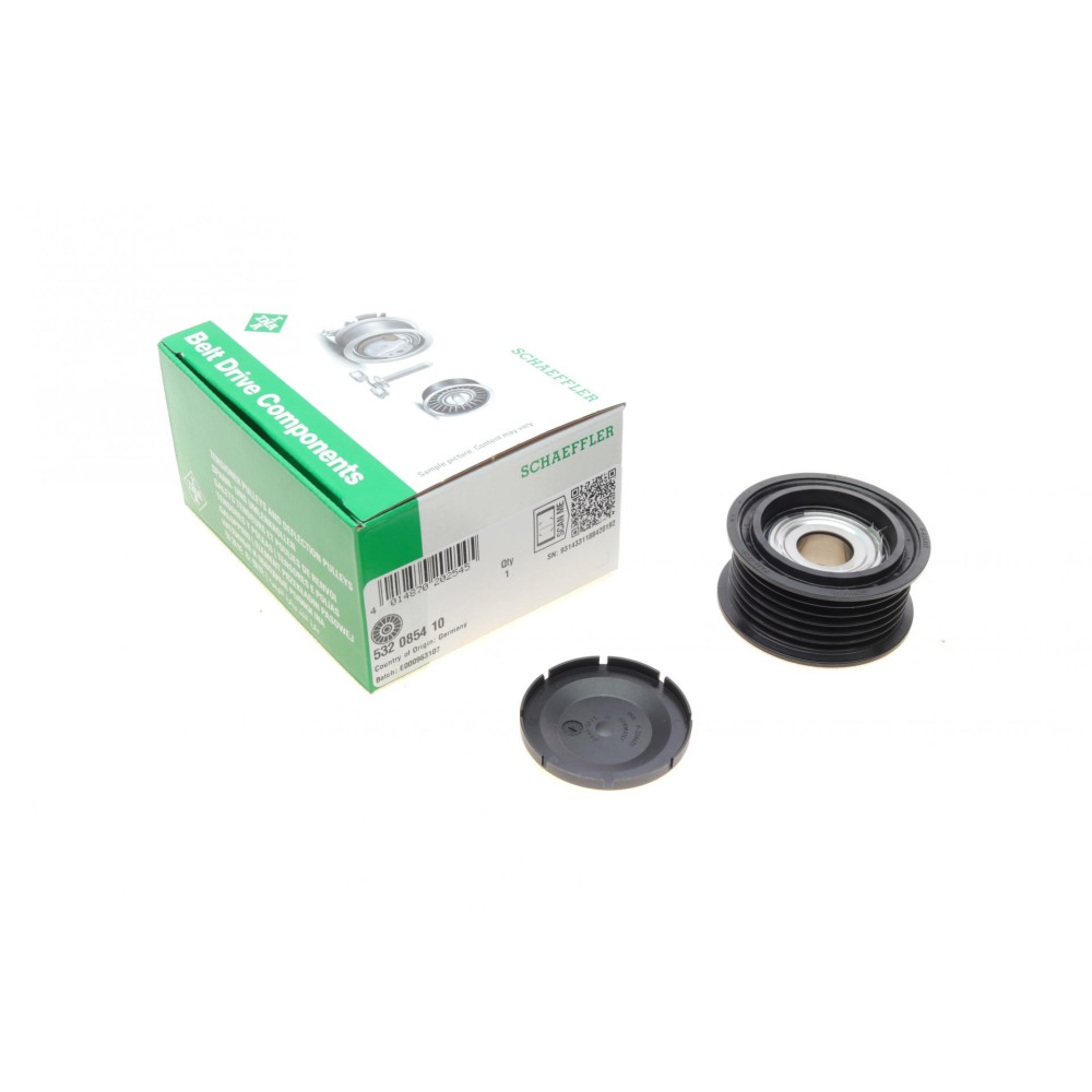 Ролик генератора Audi A4/A5/Q7/Q8/VW Touareg 3.0 TDI 18-паразитный 532 0854 10 INA