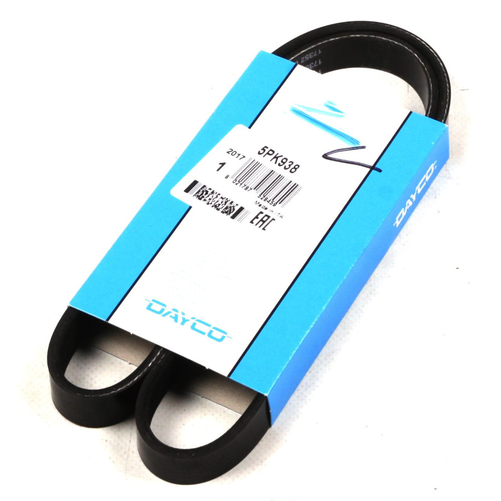 Ремень генератора Fiat Ducato 1.9D 94-/Doblo 1.6 16V 01 5PK938 DAYCO