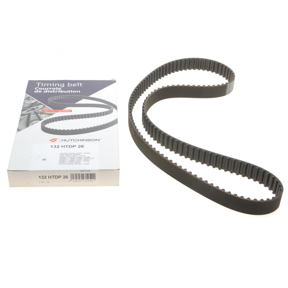 Ремень ГРМ Renault Trafic/Opel Vivaro 1.9dCi 01- 132x26 132 HTDP 26 HUTCHINSON