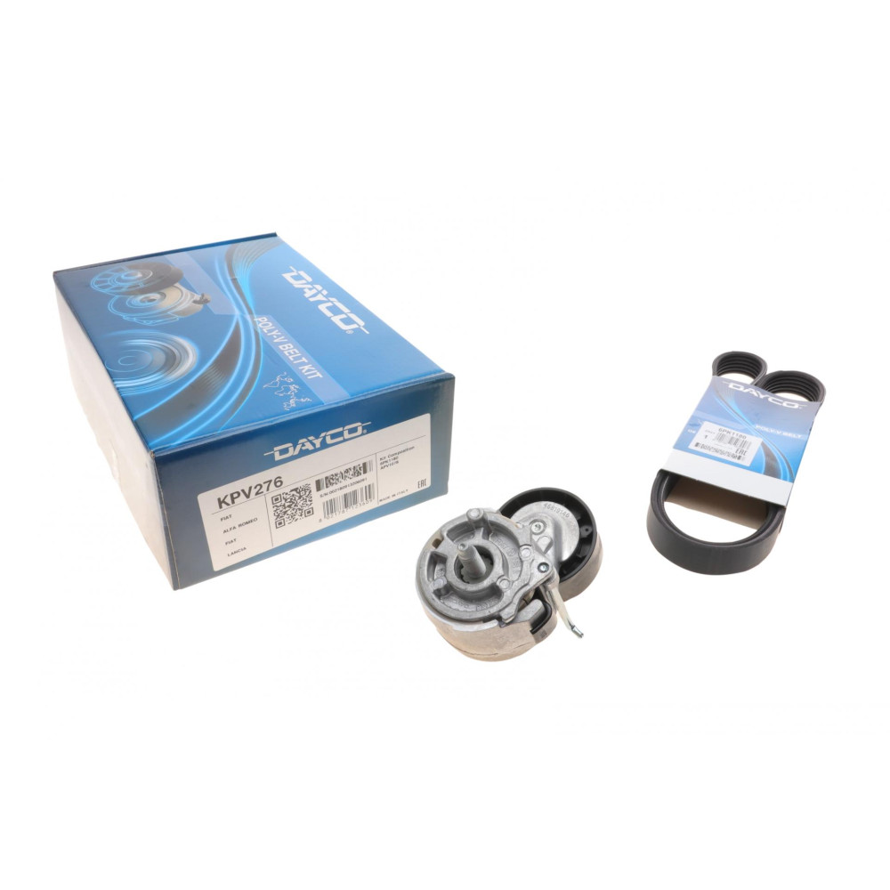 Комплект ремня генератора Fiat Punto 1.3D 03-12/Panda 04-/Ford KA 1.3TDCi 08-16 KPV276 DAYCO