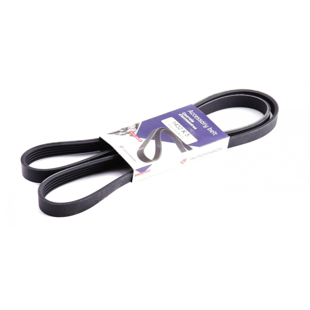 Ремень генератора VW Passat B5/Audi A4/A6 1.9TDI 98- 5PK1432 1432 K 5 HUTCHINSON