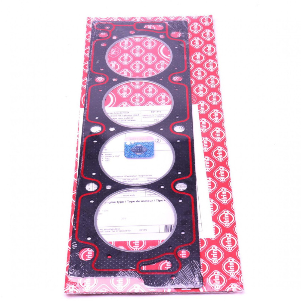 Прокладка ГБЦ Peugeot 306/ 406 1.8 95-02 1.40mm 851.110 ELRING