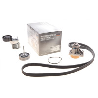 Комплект ременя генератора + помпа VW Skoda Rapid/ Roomster/VW Polo 1.2 06- 6PK1873 +AC PK05660 HEPU