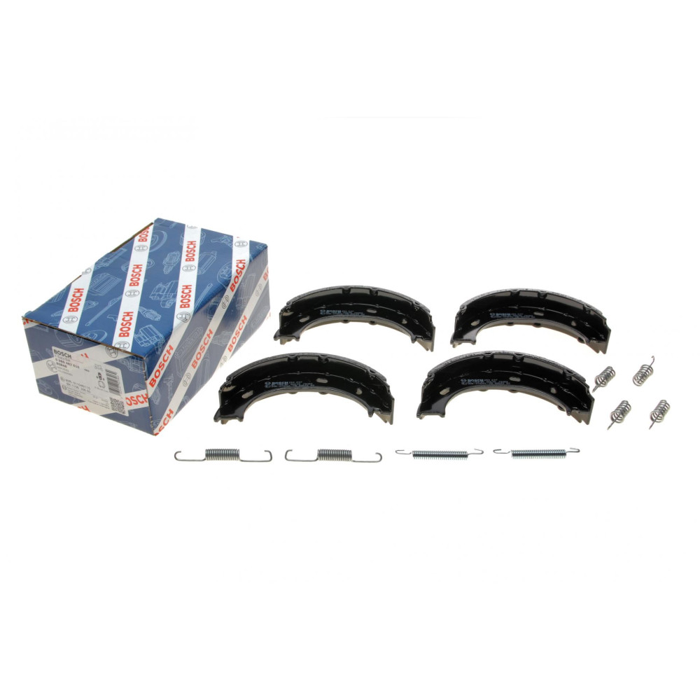 Колодки ручника Mercedes Sprinter 208-316 96- с пружинками 160x40 - 0 986 487 610 BOSCH