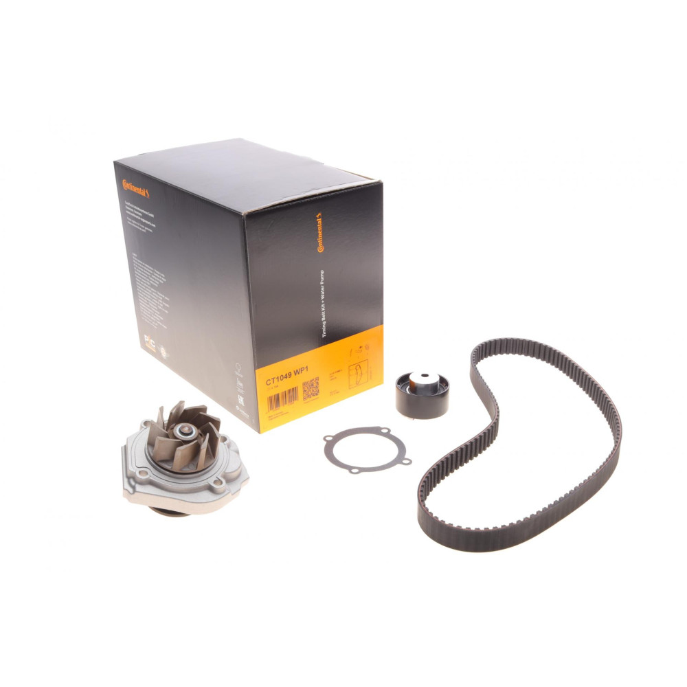 Комплект ГРМ + насос Fiat Doblo/Palio/Panda/Punto/Stilo/Tipo/Opel Combo 1.4i 10-22x124z CT1049WP1 CONTINENTAL