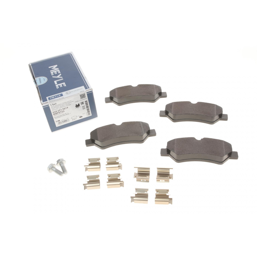 Колодки тормозные задние Mercedes Sprinter 209-319 CDI/VW Crafter 30-35 06- - 025 291 9019 MEYLE