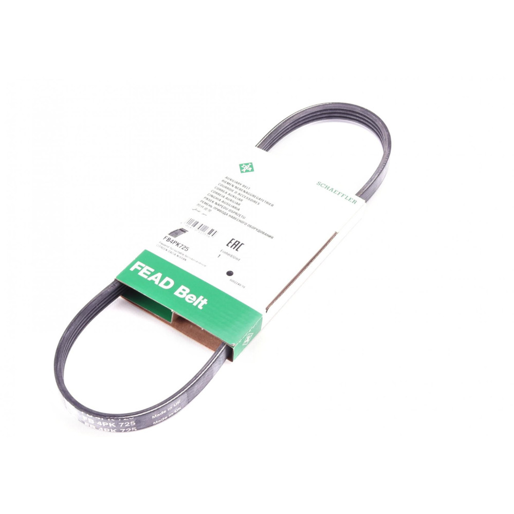 Ремінь генератора Dacia Logan 1.6MPI KS_, 02/07 - FB 4PK725 INA