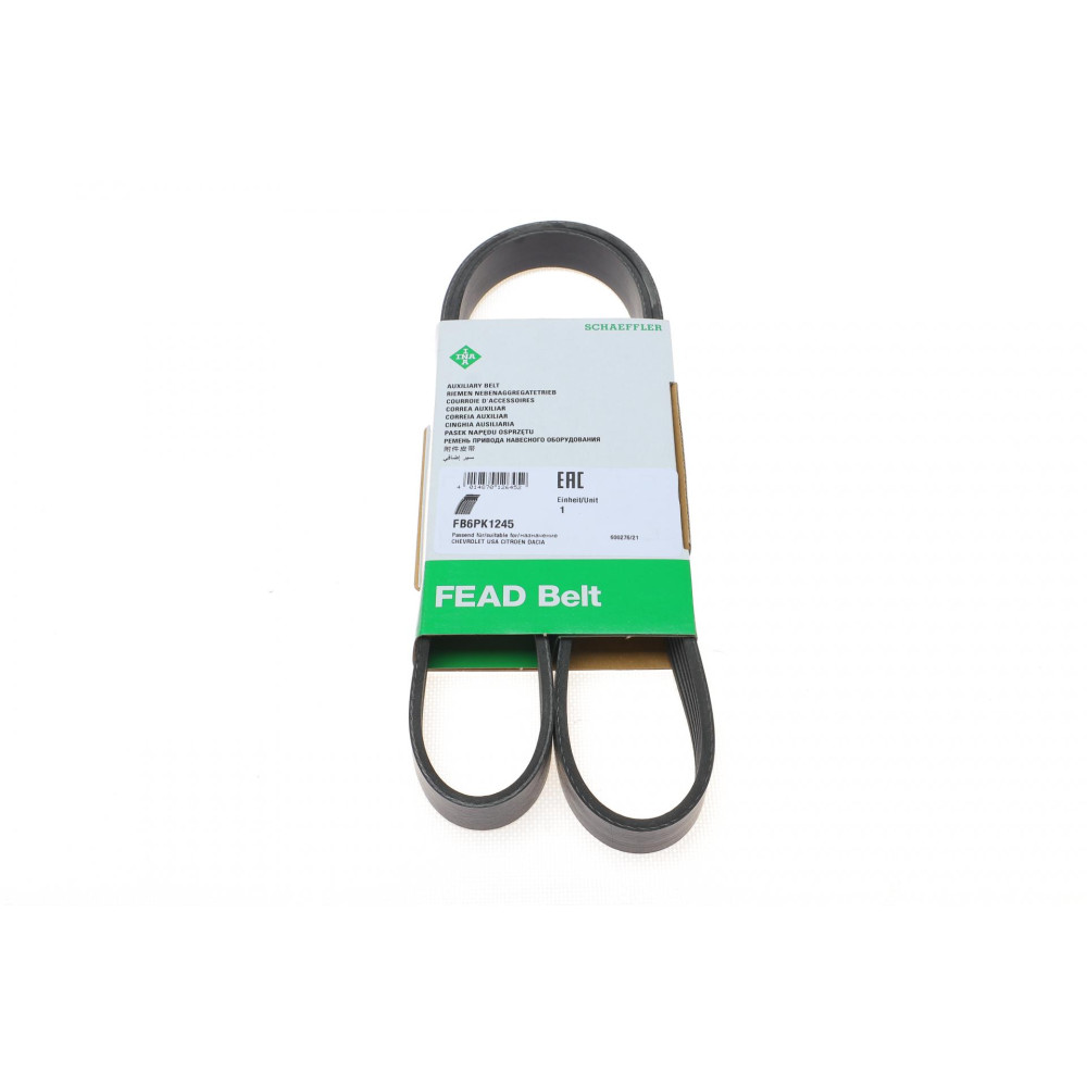 Ремень генератора Citroen Jumpy 2.0HDI 10- 6PK1245 FB 6PK1245 INA