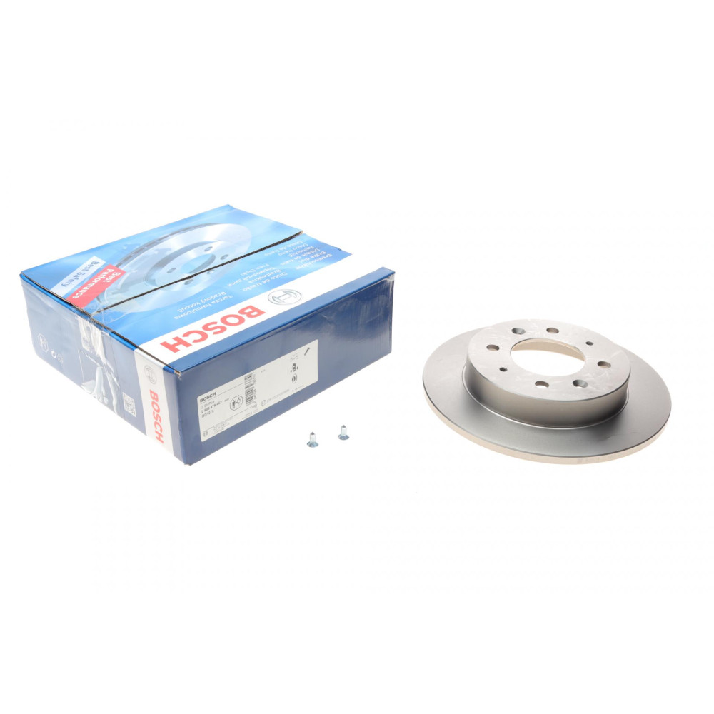 Диск тормозной задний Kia Cerato 1.5-2.0 04-09 258x10 - 0 986 479 462 BOSCH