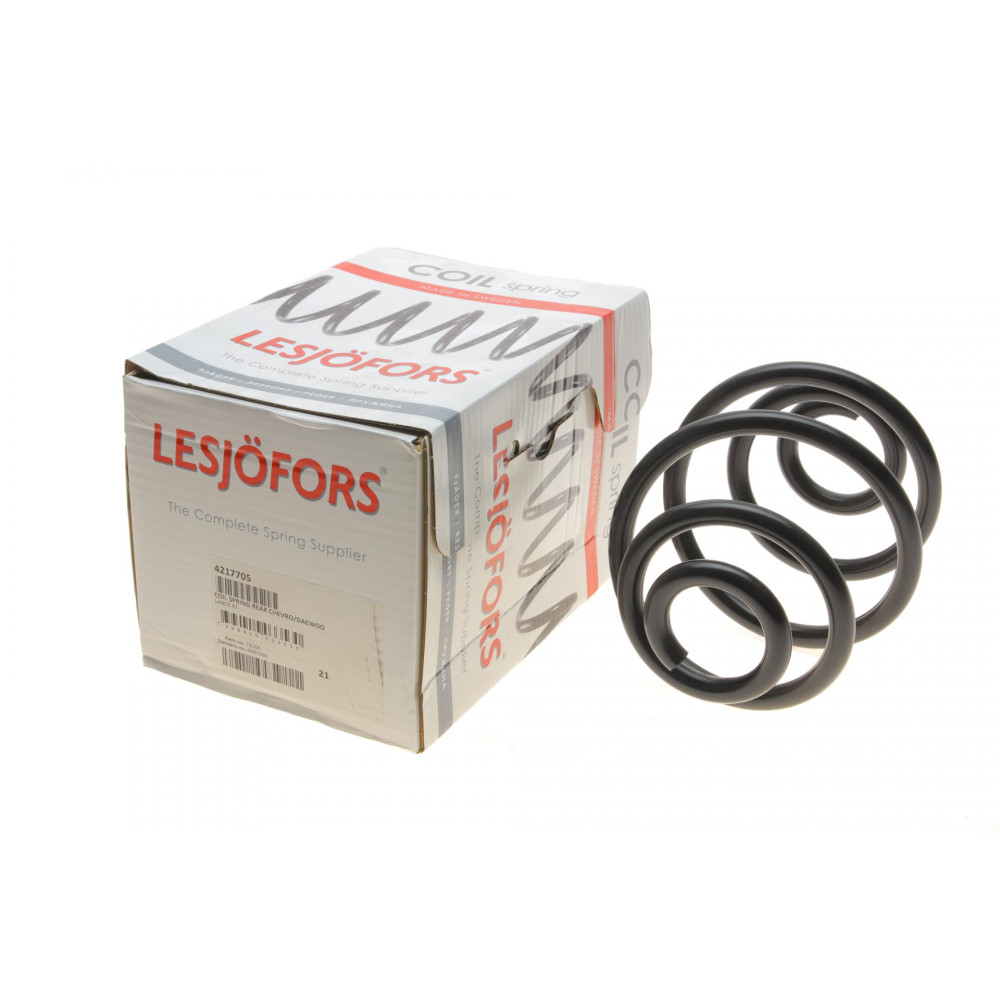 Пружина задня Daewoo Lanos 1.3/1.5/1.6 16V 97- седан/нахилена зад.частина з пост.діам. 4217705 LESJOFORS
