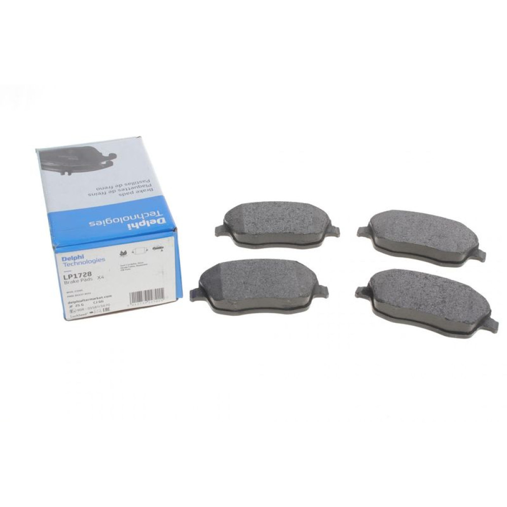 Тормозные колодки передние Skoda Fabia/VW Polo 02- Trw - LP1728 DELPHI