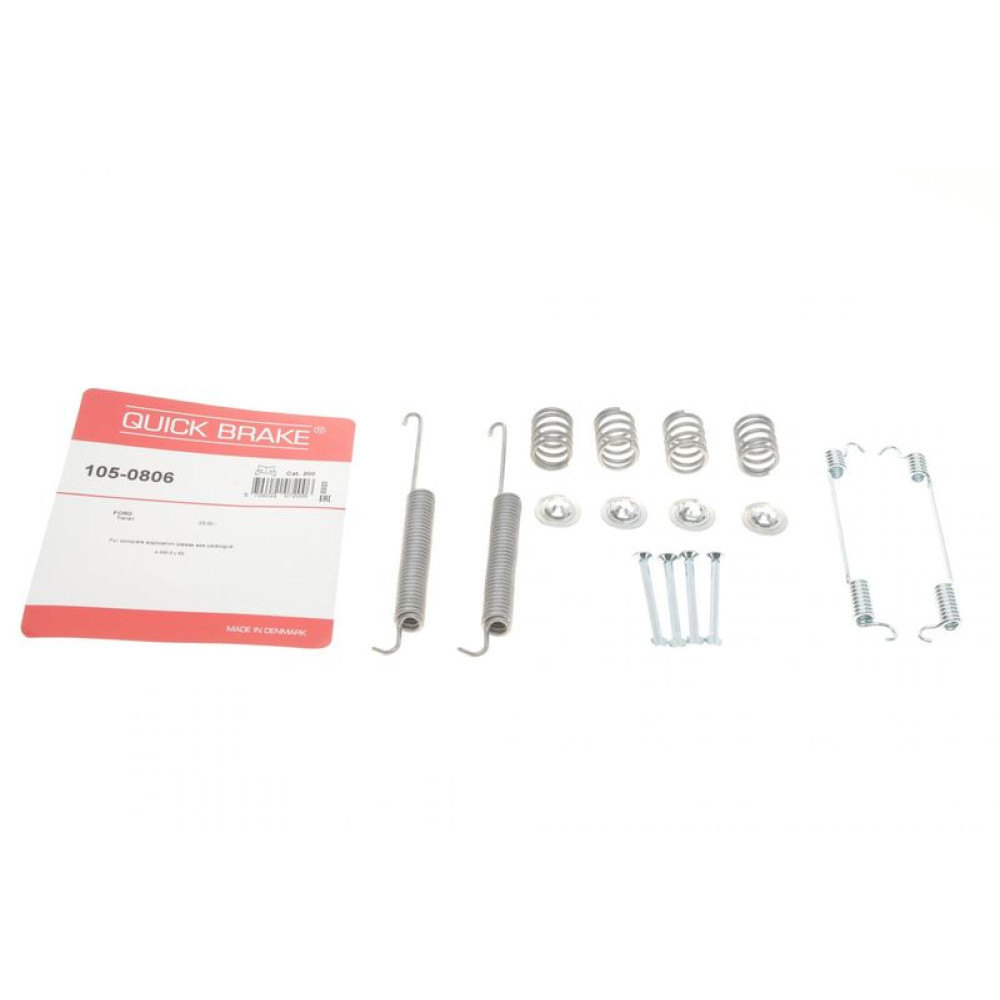 Комплект пружинок колодок ручника Ford Transit 00- - 105-0806 QUICK BRAKE